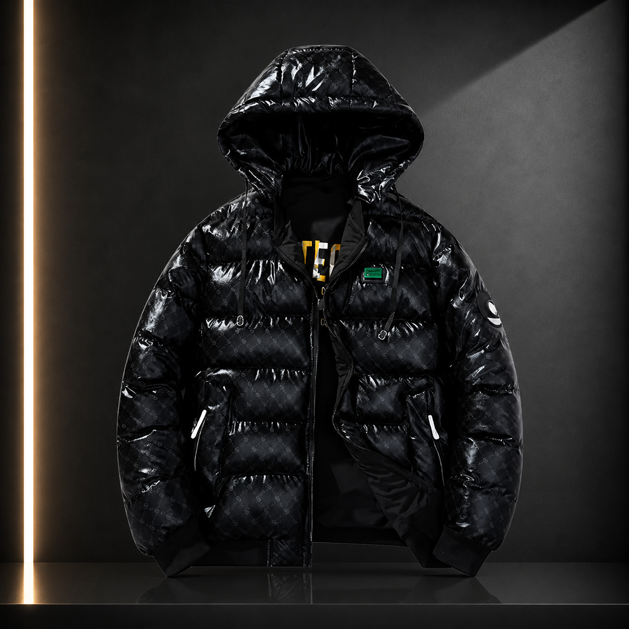 Chaqueta de algodón doble cara, reversible