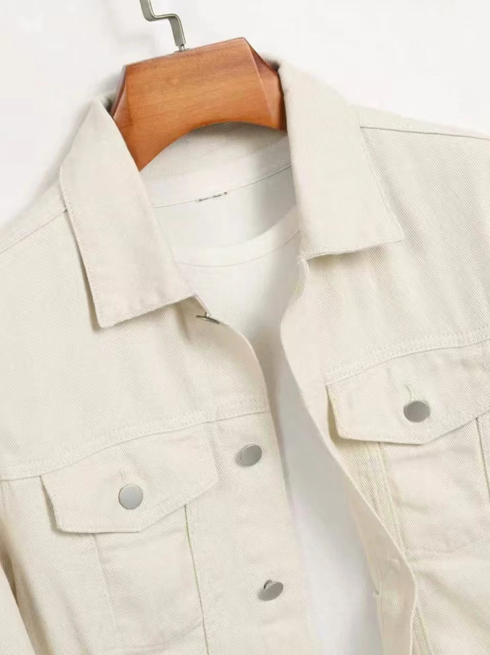 Chaqueta| Urban Light Cream – Minimal Style